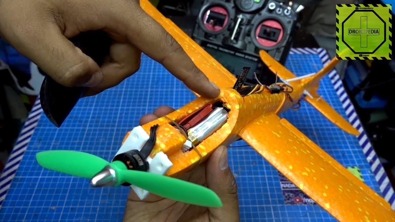 Cómo convertir planeador de Juguete a Avión de RC |DRONEPEDIA