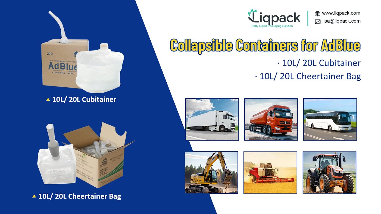 Our Cubitainer and Cheertainer flexible liquid containers are designed for easy handling