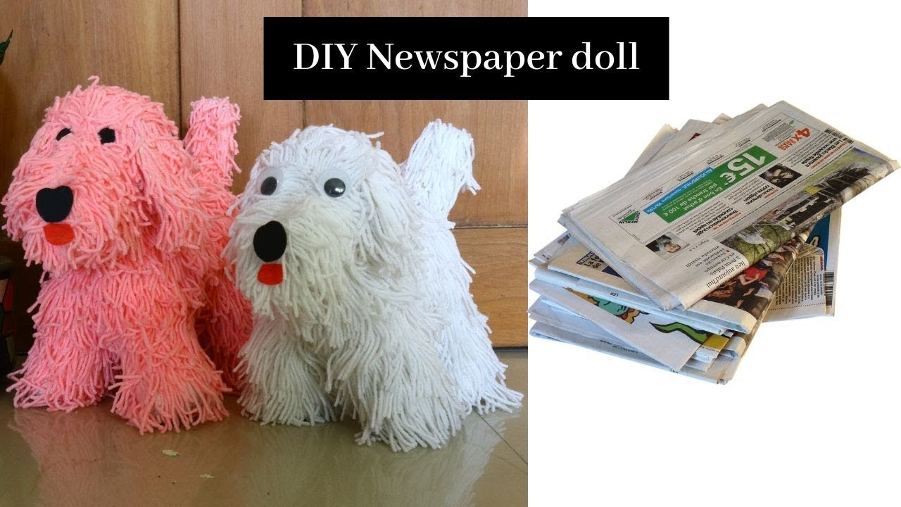Awesome Paper Doll Making Idea / DIY Doll Making Best Out Of Waste Crafts By Aloha Crafts