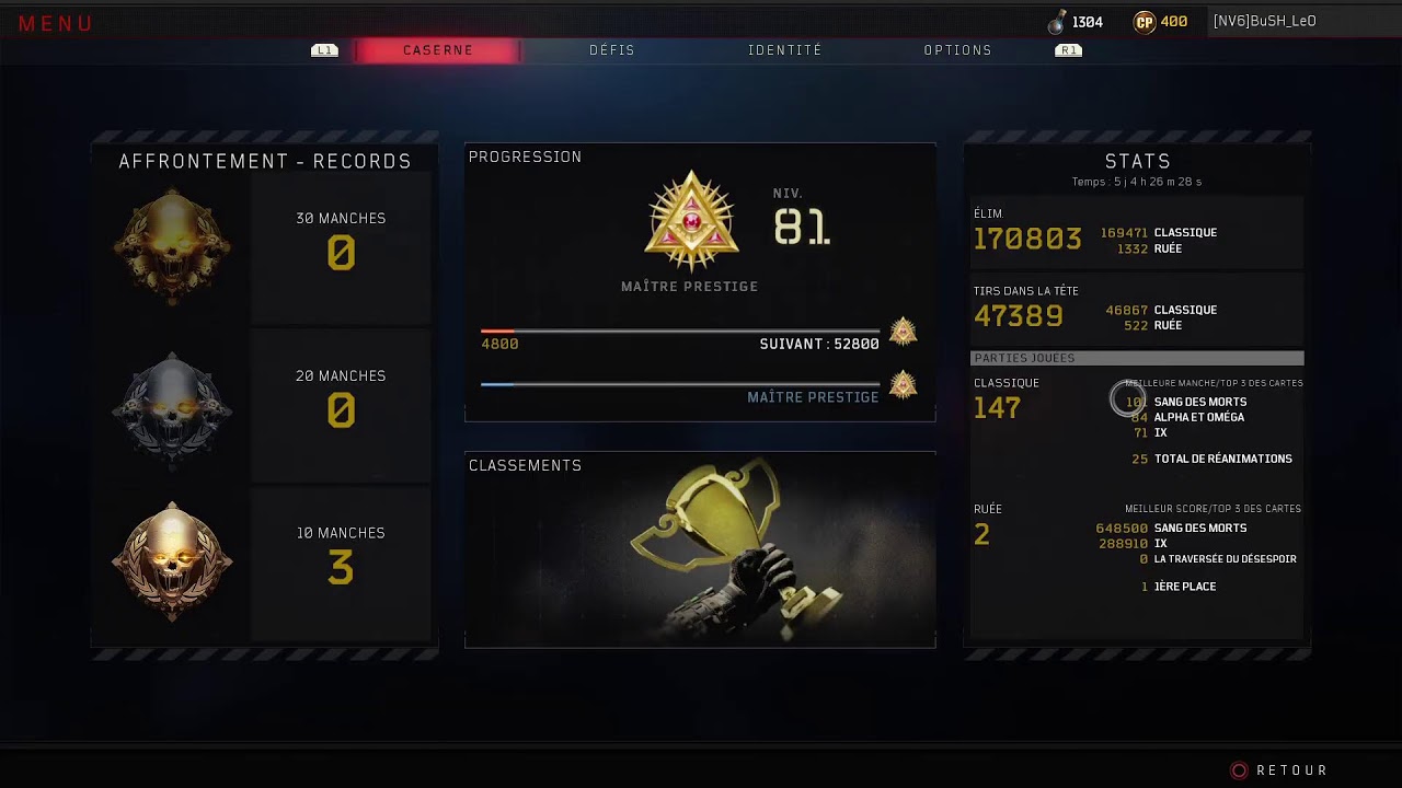 Petit live Black Ops 4