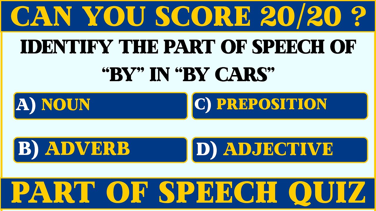 English Grammar Quiz | 20 Easy MCQs to Test Your Grammar Skills | Improve English Fast