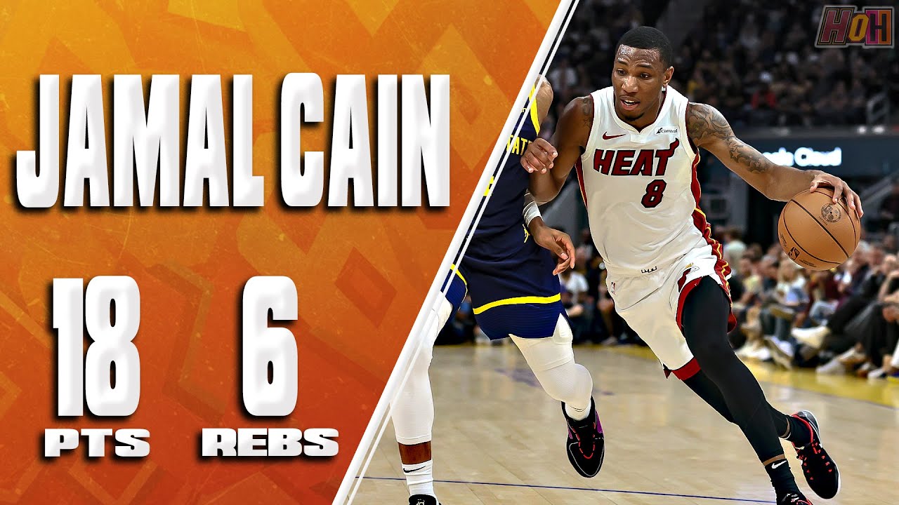 Jamal Cain CAREER HIGH 18 Points, 6 Rebs VS Warriors!!