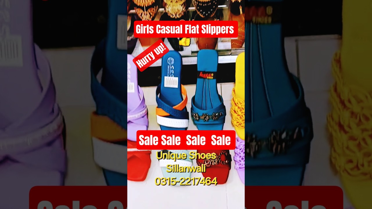 Girls Casual Flat Slippers🩰 