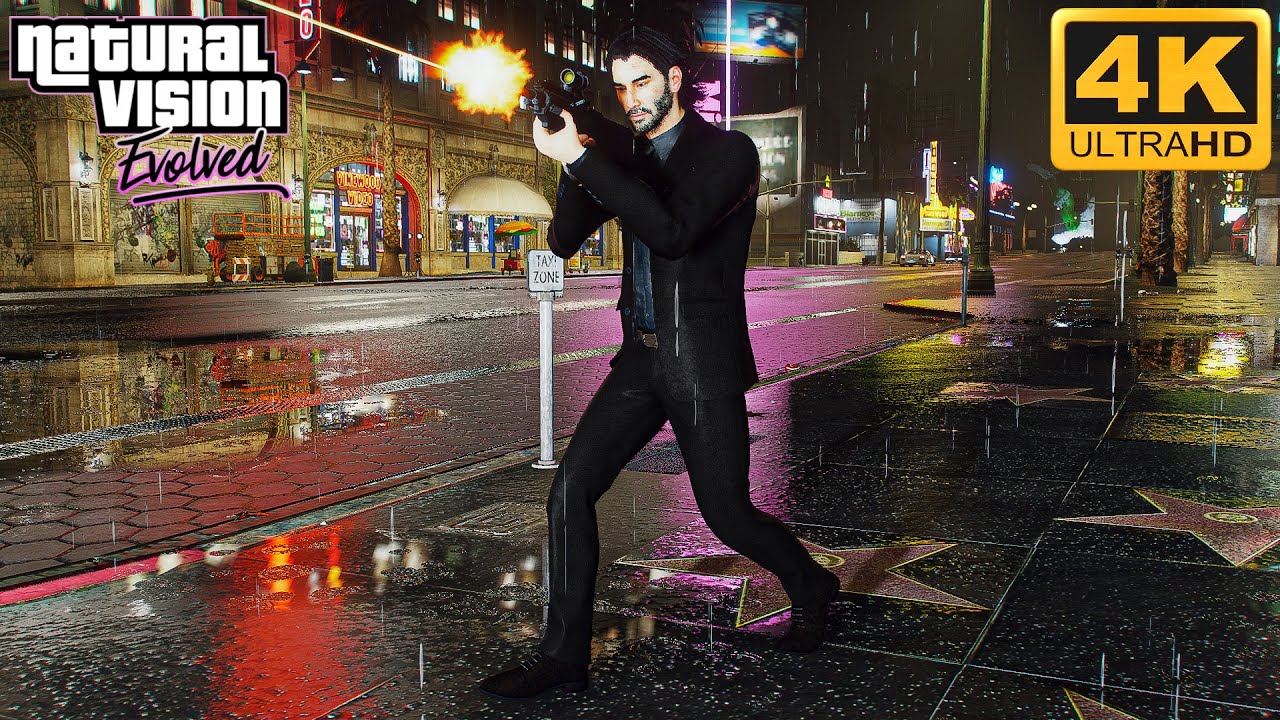 GTA 5 - John Wick on Rampage Ultra Realistic Graphic Gameplay (4K)