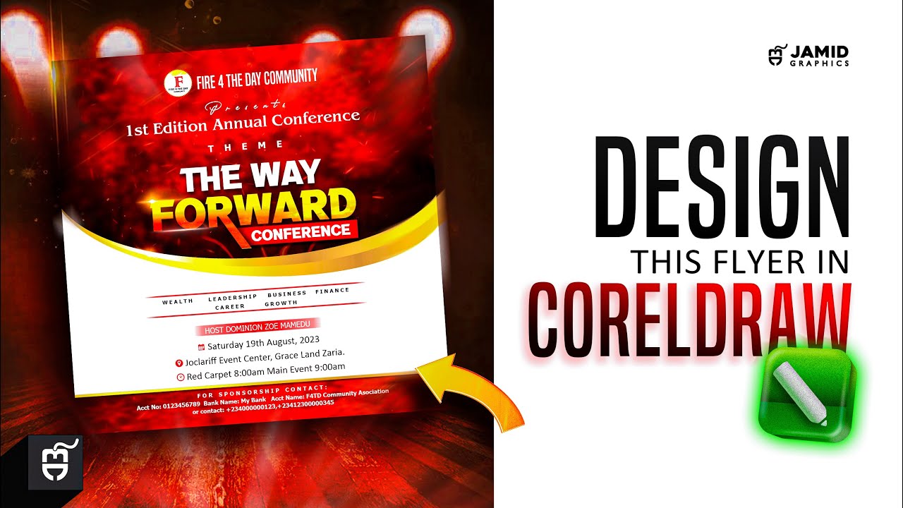 Learn How to Design a simple Flyer.