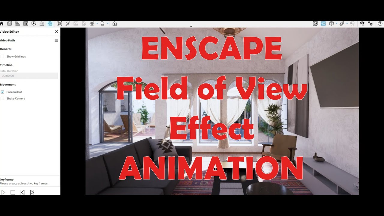 ENSCAPE Field of View Effect Animation