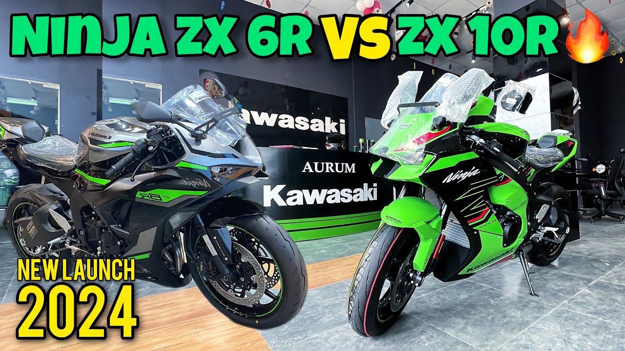 New launch 2024 Kawasaki Ninja ZX 6R vs ZX 10R 🔥Know Which is Better!😍Complete information.