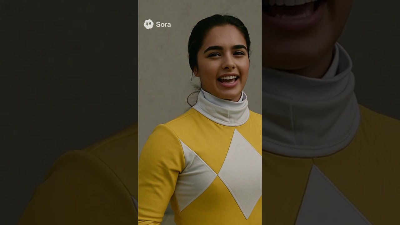 Unmasking Yellow Ranger 2 Sora AI