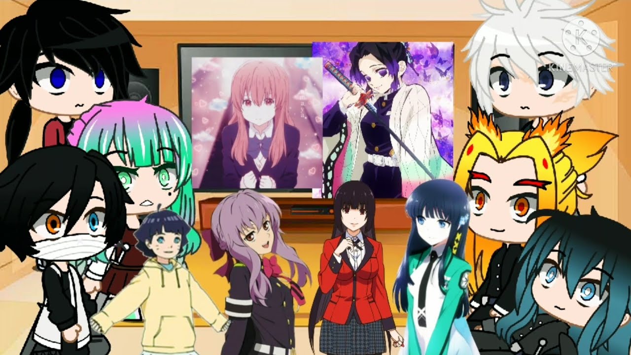 Hashiras react to characters that has the same voice as shinobu || NOT ORIGINAL ||
