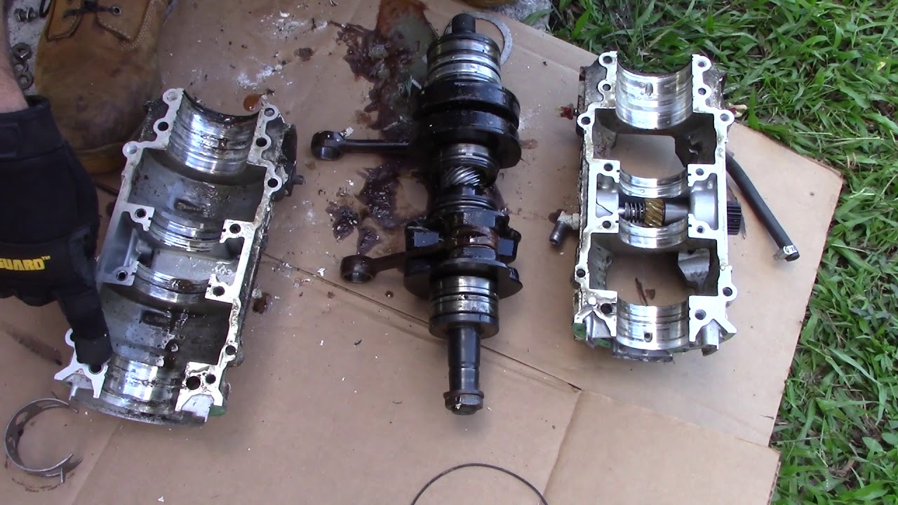 Seadoo 657 Engine Rebuild Bottom End Crankshaft 2 Stroke