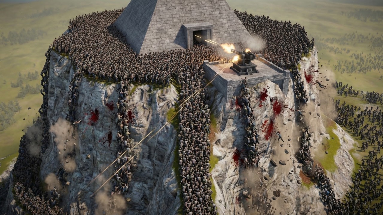 YODA vs CHAOS! 1,000 Yodas & 1,000 Mandalorians vs 3.8 Million! UEBS 2