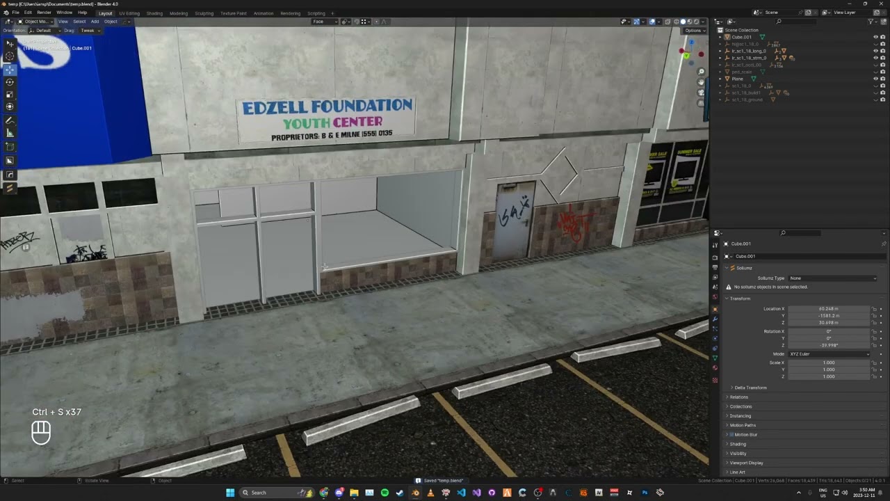 Создание многокомнатного интерьера MLO для GTA V | Sollumz 2.3+