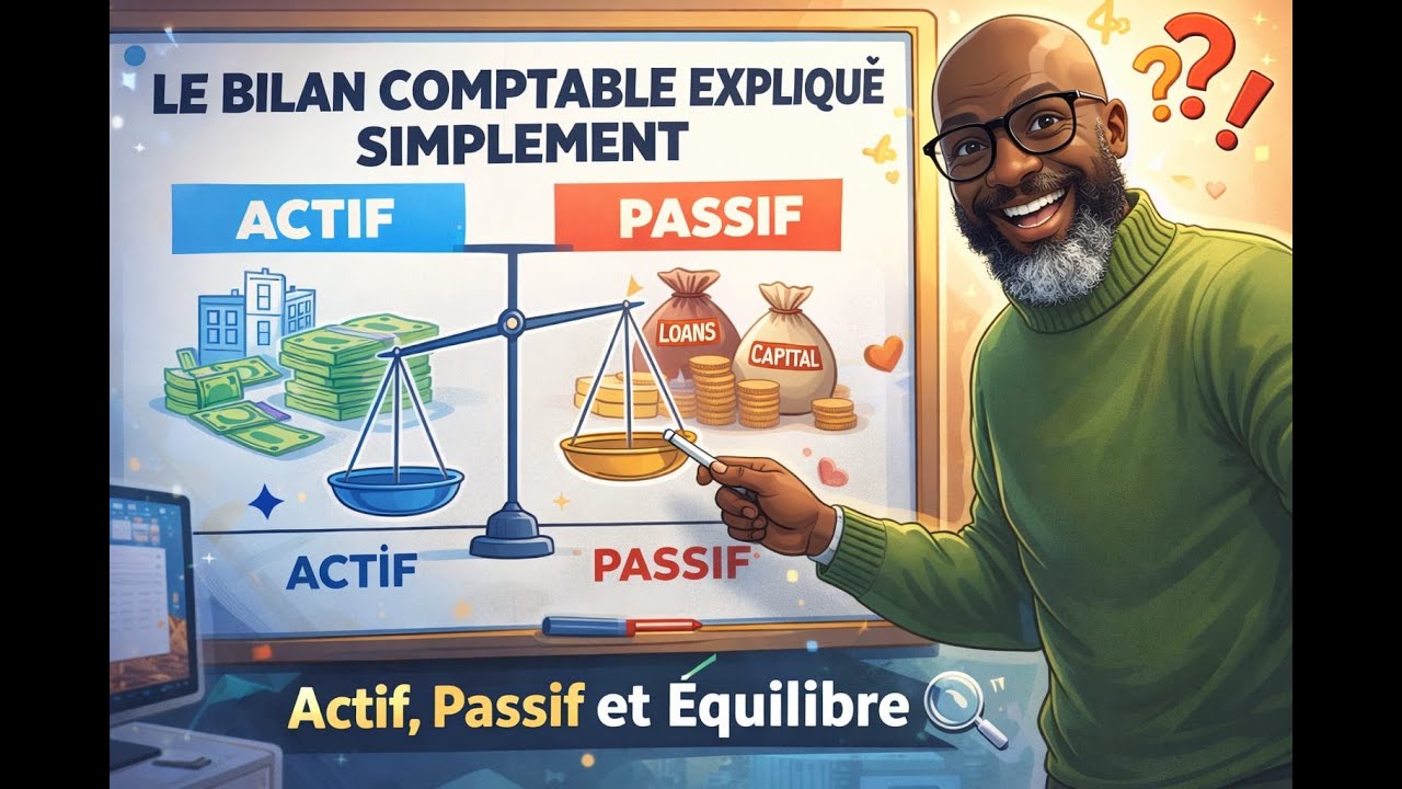 Le Bilan Comptable expliqué simplement : Actif, Passif et Équilibre 🔍