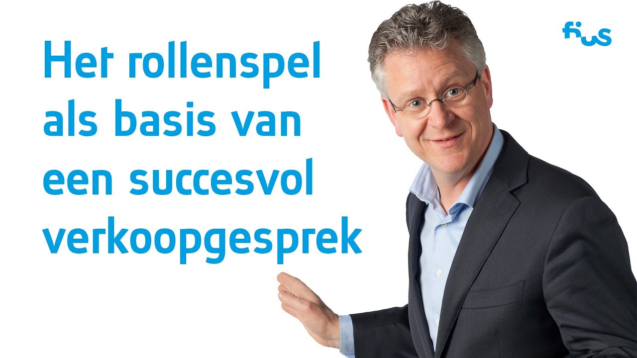 008 Het rollenspel als basis van een succesvol verkoopgesprek