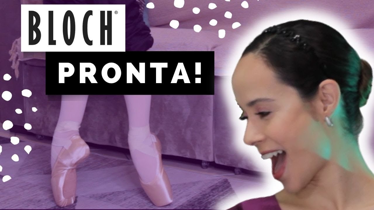 COSTUREI A SAPATILHA DE PONTA DA BLOCH - Finalmente!