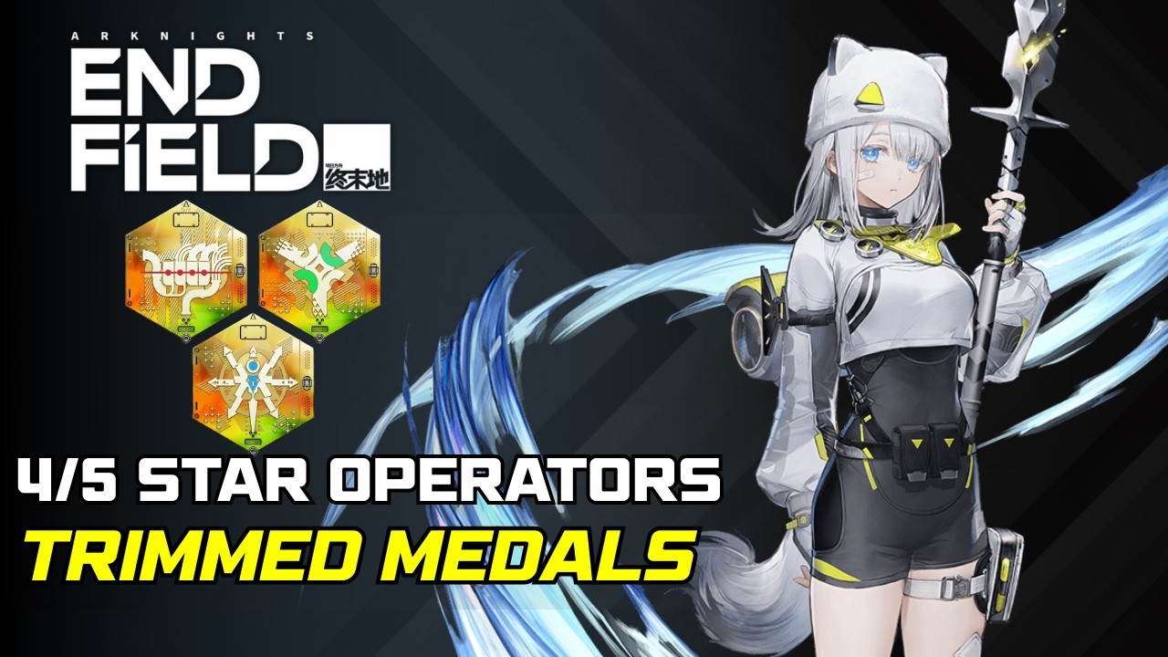 Chen & Da Pan 4/5 Star Operator Team |  Trimmed Medals | Arknights: Endfield