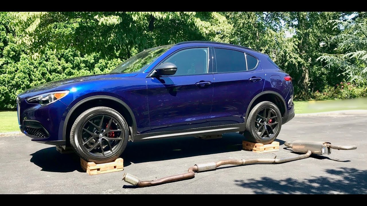 Выхлопная система Alfa Romeo Stelvio Ti Sport Centerline Stradale | Авто Фанатик