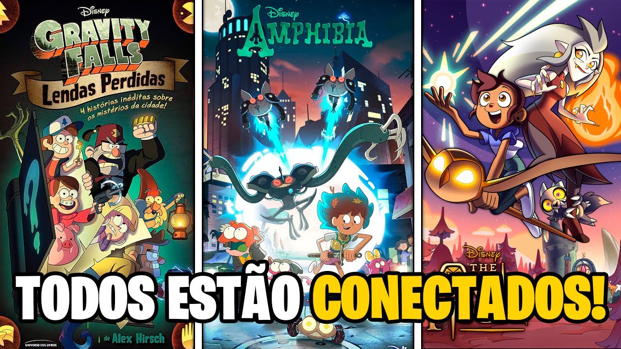 TODOS Estão CONECTADOS! Gravity Falls, The Owl House e Amphibia Novo CROSSOVER Confirmado! + Teorias