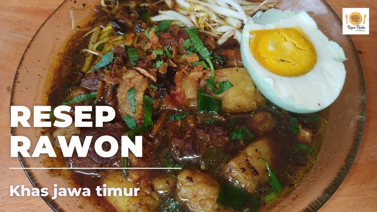 RESEP RAWON DAGING SAPI KHAS JAWA TIMUR ‼️🔥🔥 menu andalan keluarga