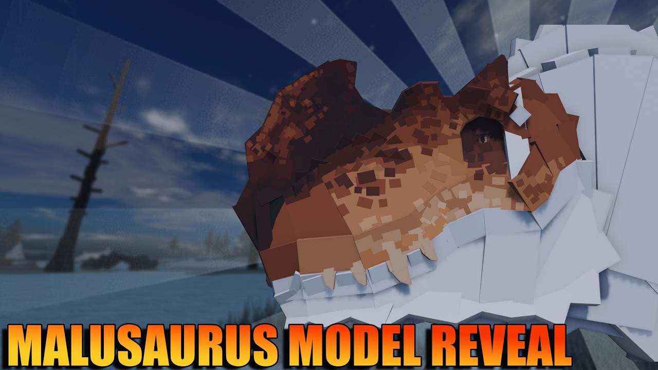MALUSAURUS MODEL REVEAL (MOD EXCLUSIVE DINOSAUR!?) - Jurassic Blocky