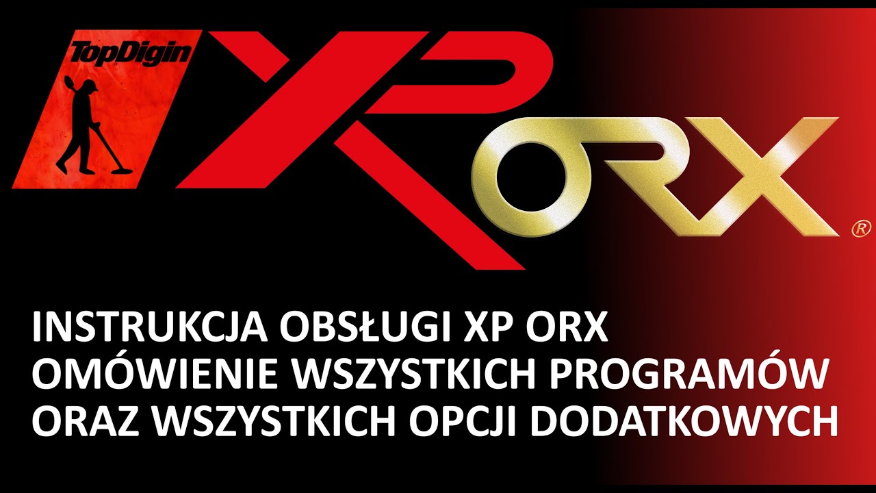 XP ORX Ustawienia, Przegląd menu i słów kilka o możliwościach zmian w programach