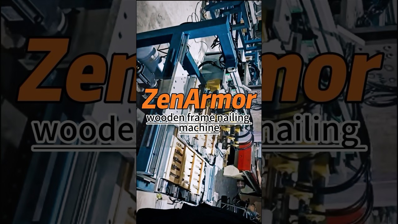 Fully automatic wood nailing and woodworking machinery. #nailgun #woodworking #machine #carpentry