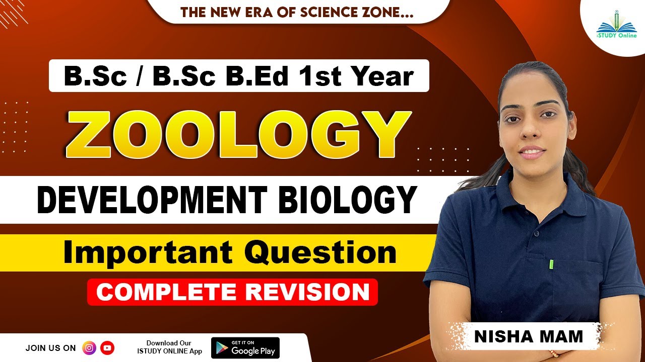Dvelopment Biology | Important Questions | Complete Revision  | B.Sc First Year | iSTUDY Online