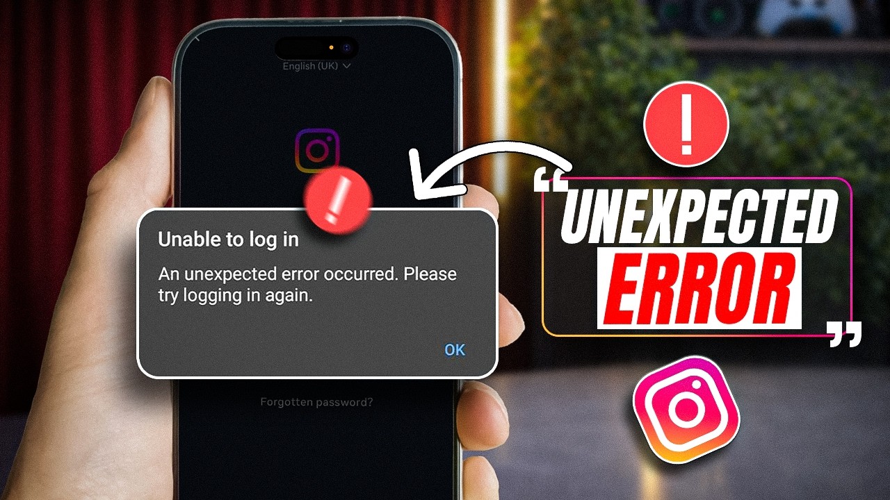 Исправление неожиданной ошибки Instagram на iPhone | Быстрое решение проблемы со входом в Instagr...