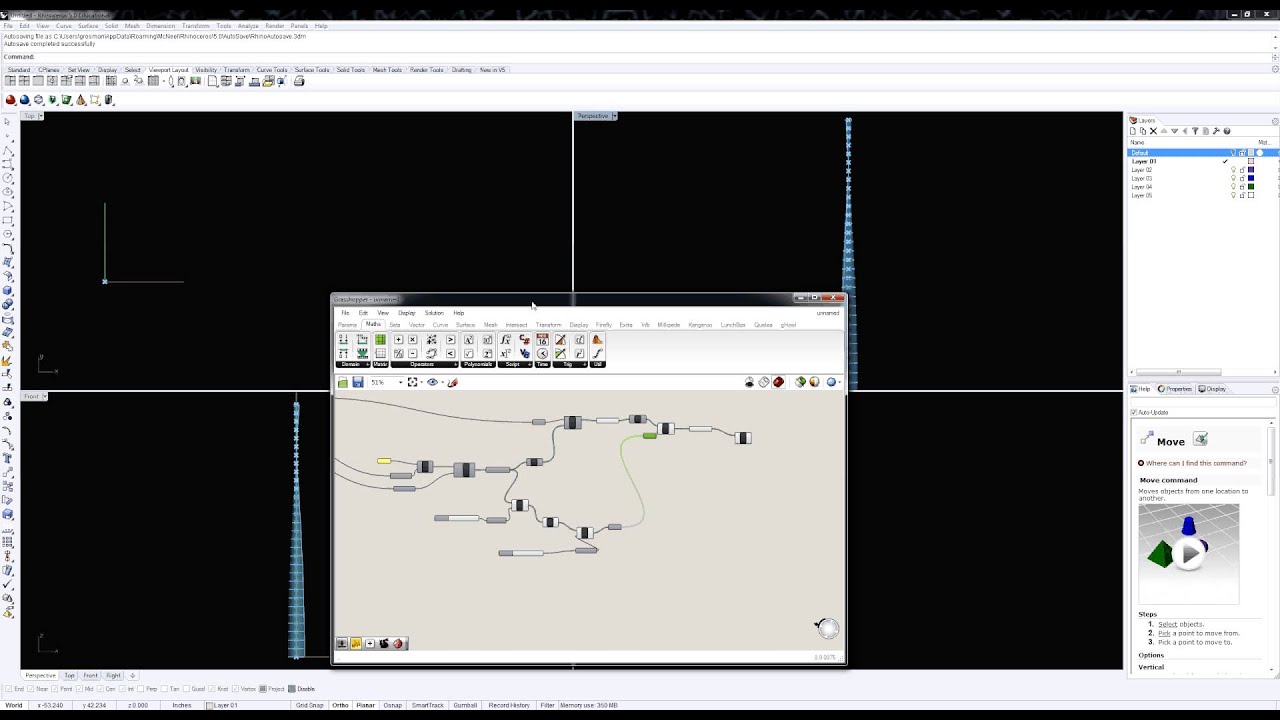 Wave Shake Vessel Grasshopper Tutorial