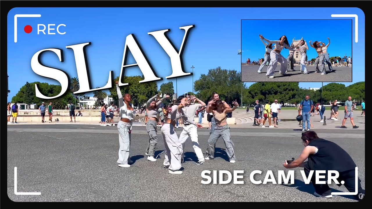 [KPOP IN PUBLIC | SIDE-CAM] EVERGLOW (에버글로우) 'SLAY' Dance Cover by FOOTWORK in LISBON