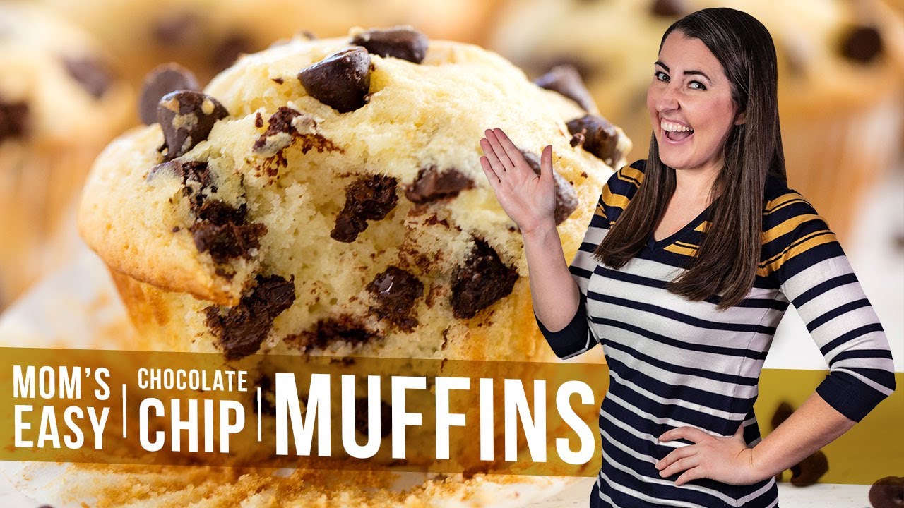 How to Make Easy Chocolate Chip Muffins | The Stay At Home Chef