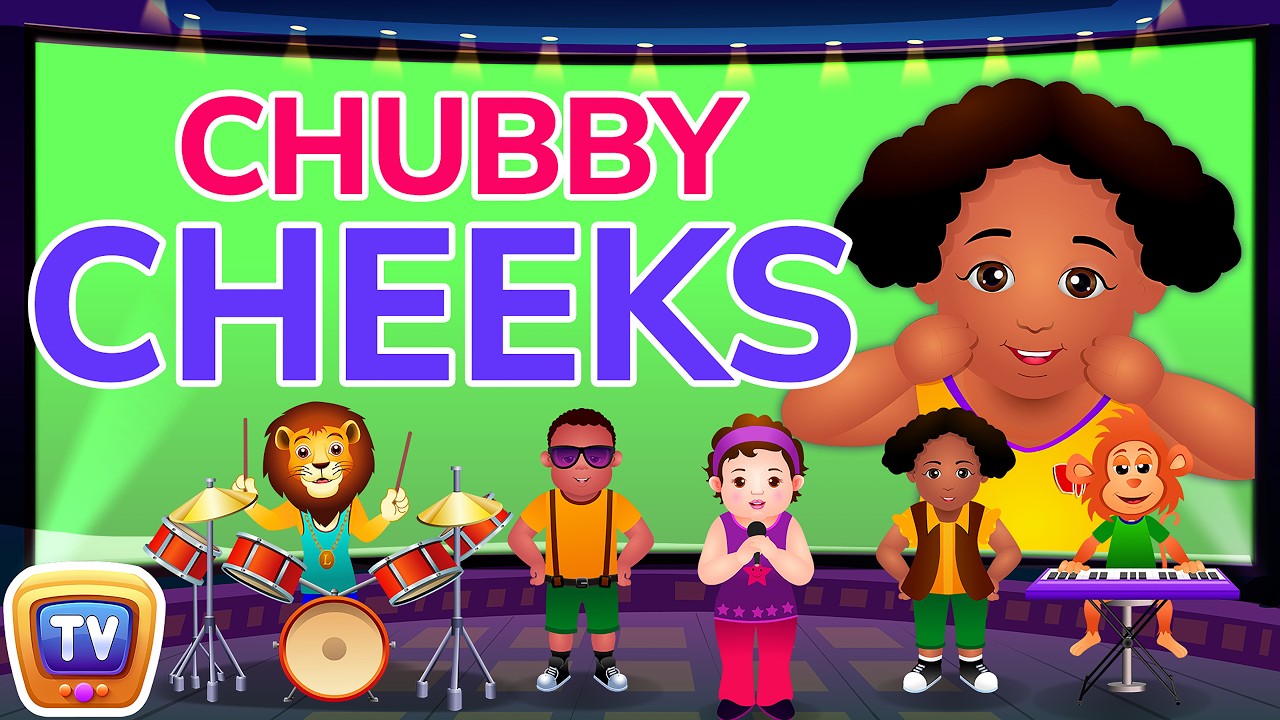 Chubby Cheeks, Dimple Chin - Nursery Rhymes Karaoke Songs For Children | ChuChu TV Rock 'n' Roll