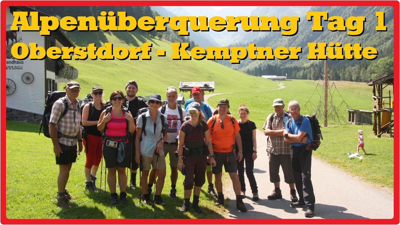 1. Etappe: Oberstdorf - Kemptner H&uuml;tte | E5-Alpen&uuml;berquerung