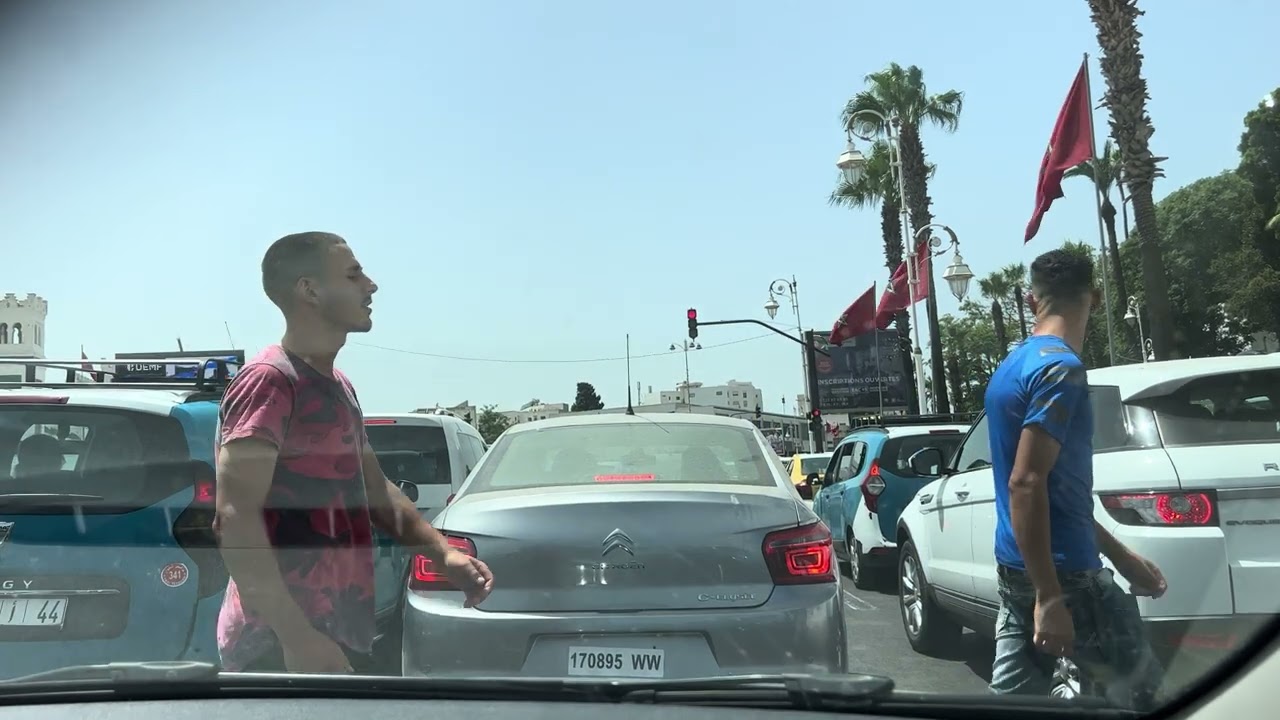 جولة في مدينة تطوان شارع الجيش الملكي إلى وسط المدينة