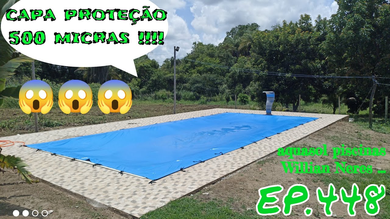 #307 - capa proteção piscina 500 micras