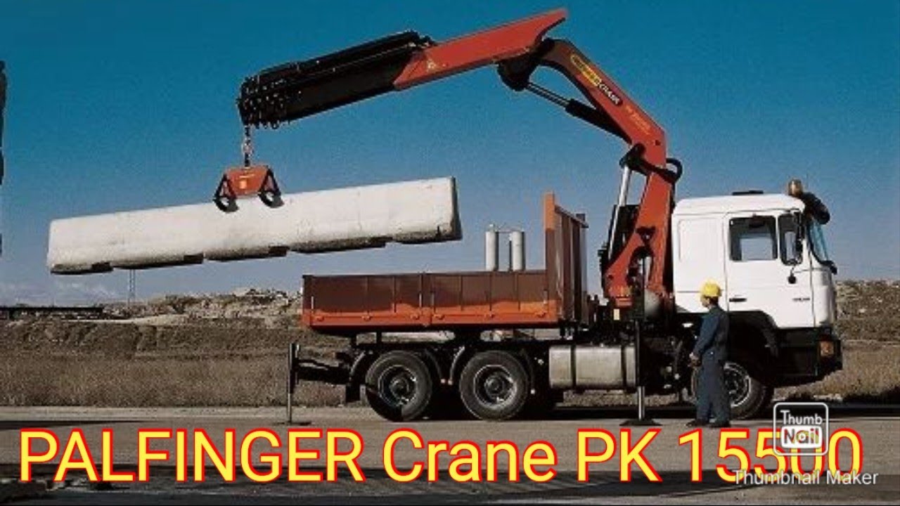 PALFINGER Crane PK-15500 | Heavy Duty Truck Crane | Eicher Truck Mounted Crane Performance