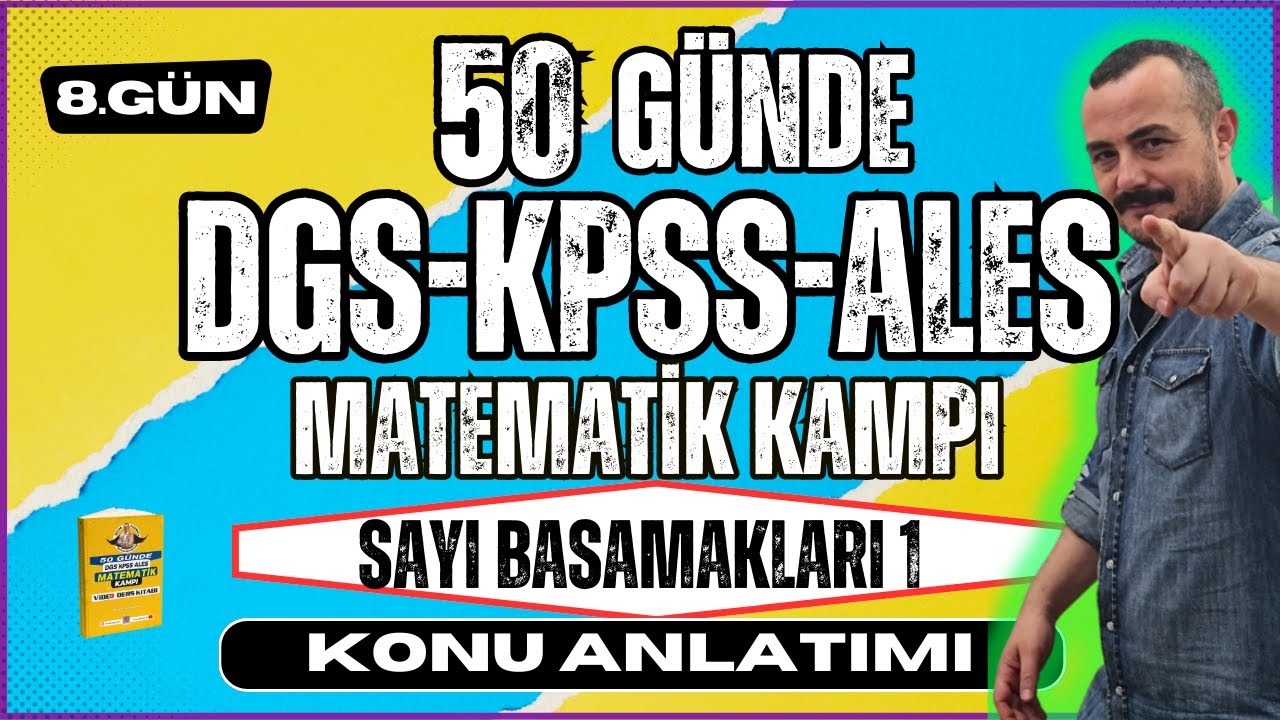 Sayı Basamakları  1 | KPSS-DGS-ALES Matematik | 50 Günde KPSS-DGS-ALES Matematik Kampı