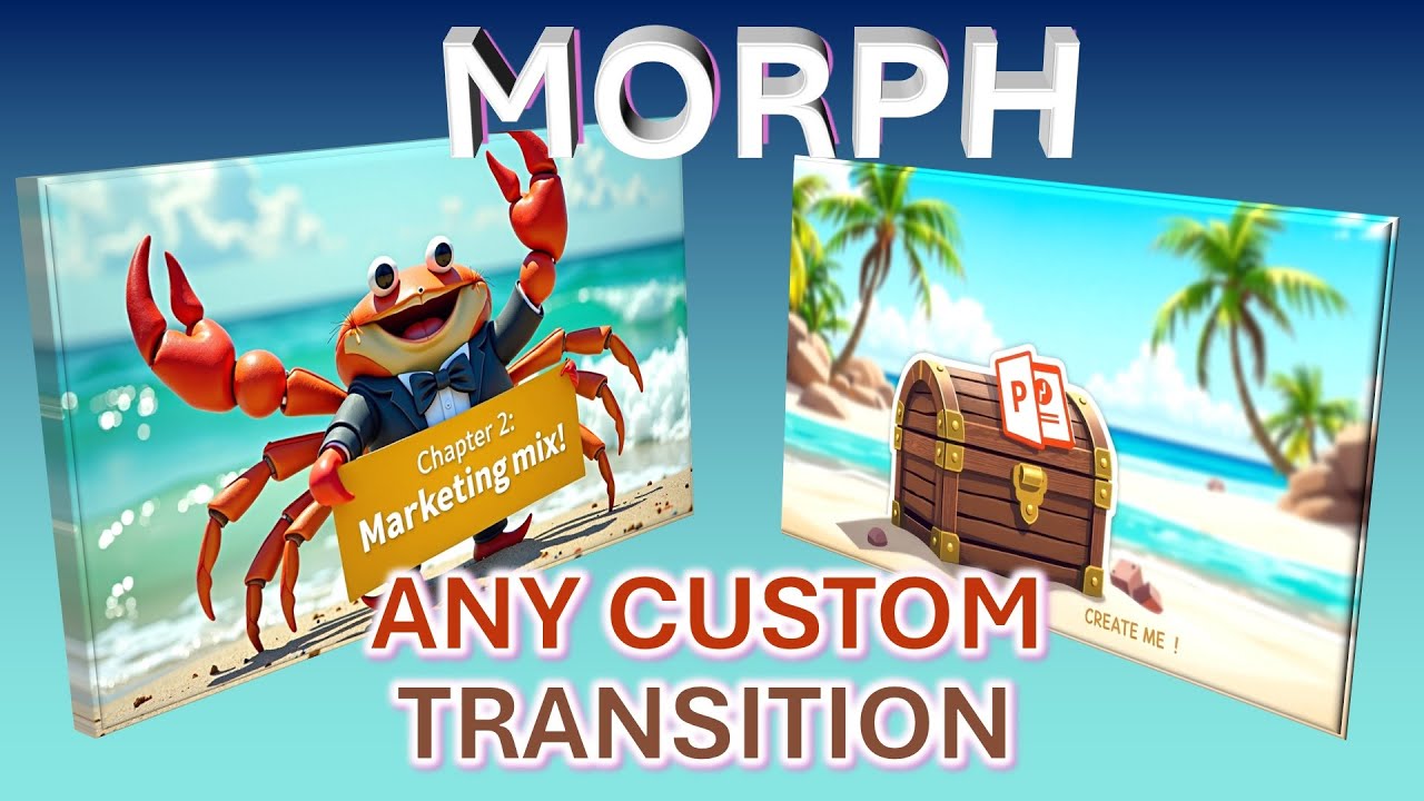 How to create any custom transition in PowerPoint using Morph