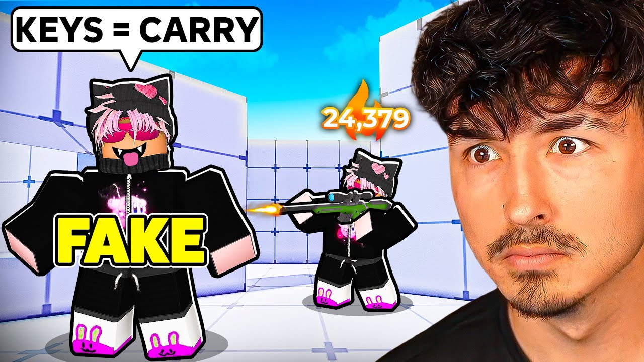 I saw FAKE PROS SCAMMING, so i got THE REAL ONES...(Roblox Rivals)