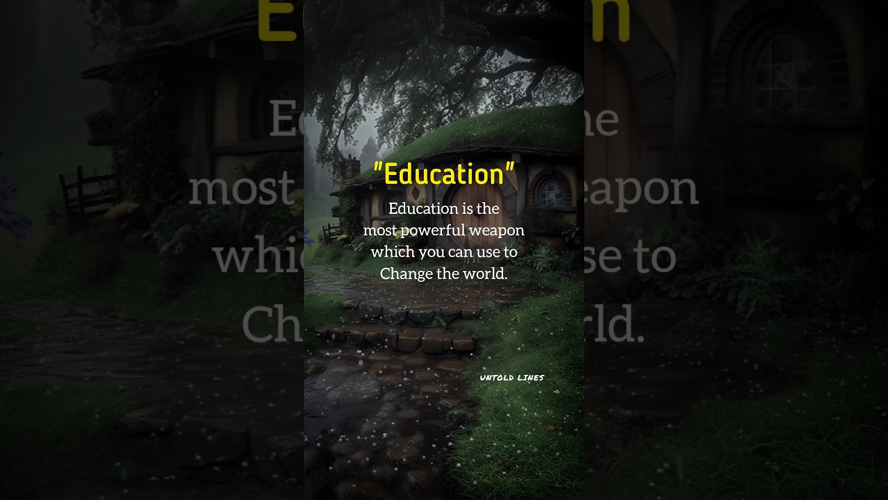 Education 💯 #quotes #untoldlines