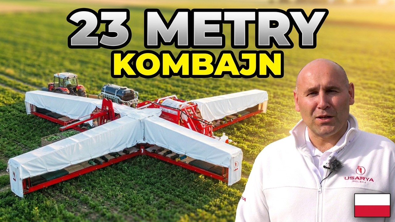a co to za maszyna? Polski kombajn do zbioru ogórków 🎯 Q-Combine USARYA