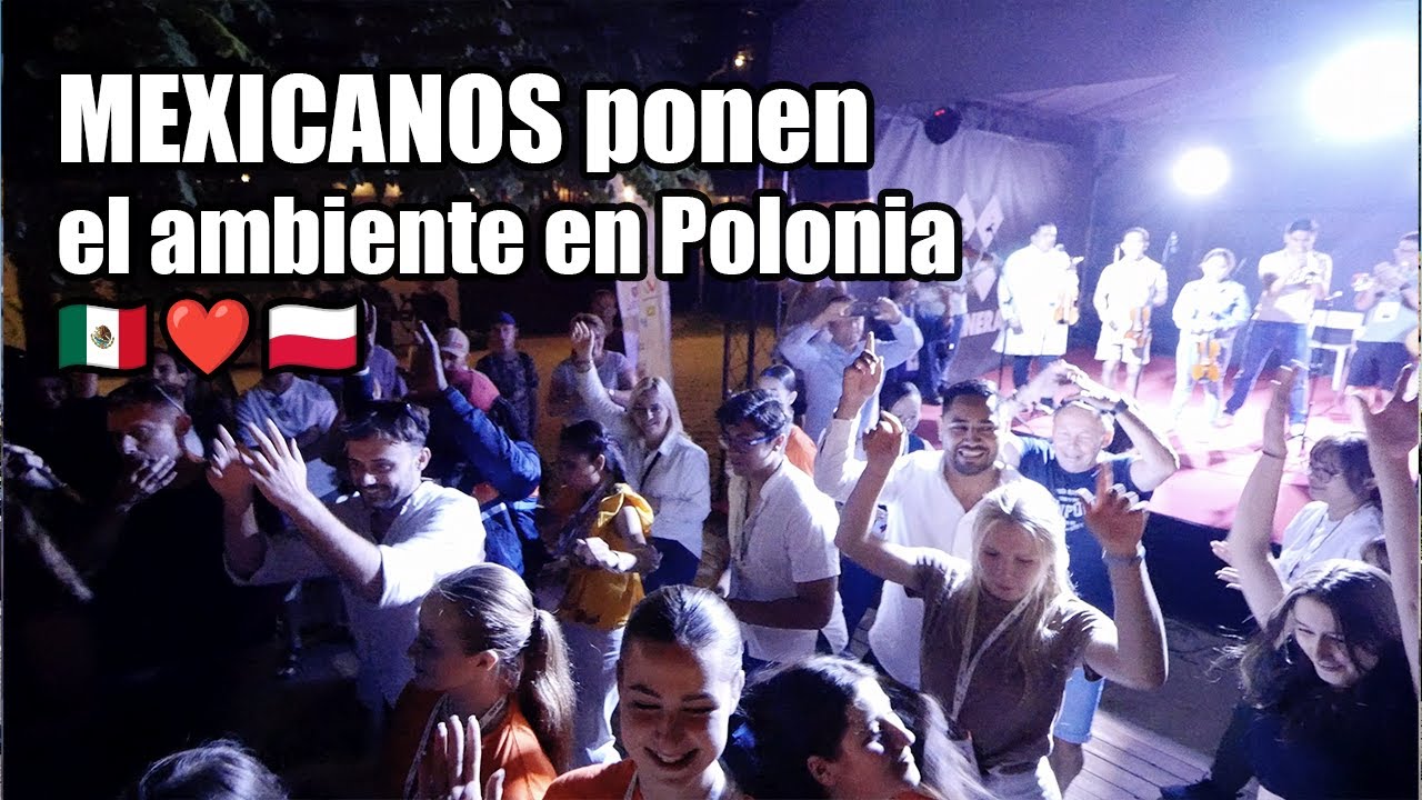 🇲🇽 MEXICANOS arman una tremenda fiesta en 🇵🇱 POLONIA, con el Mariachi Internacional del Real.