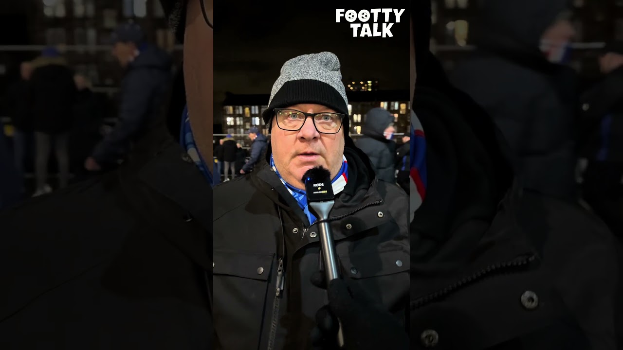 Rangers fans didn't hold back ahead of Aberdeen tonight… 