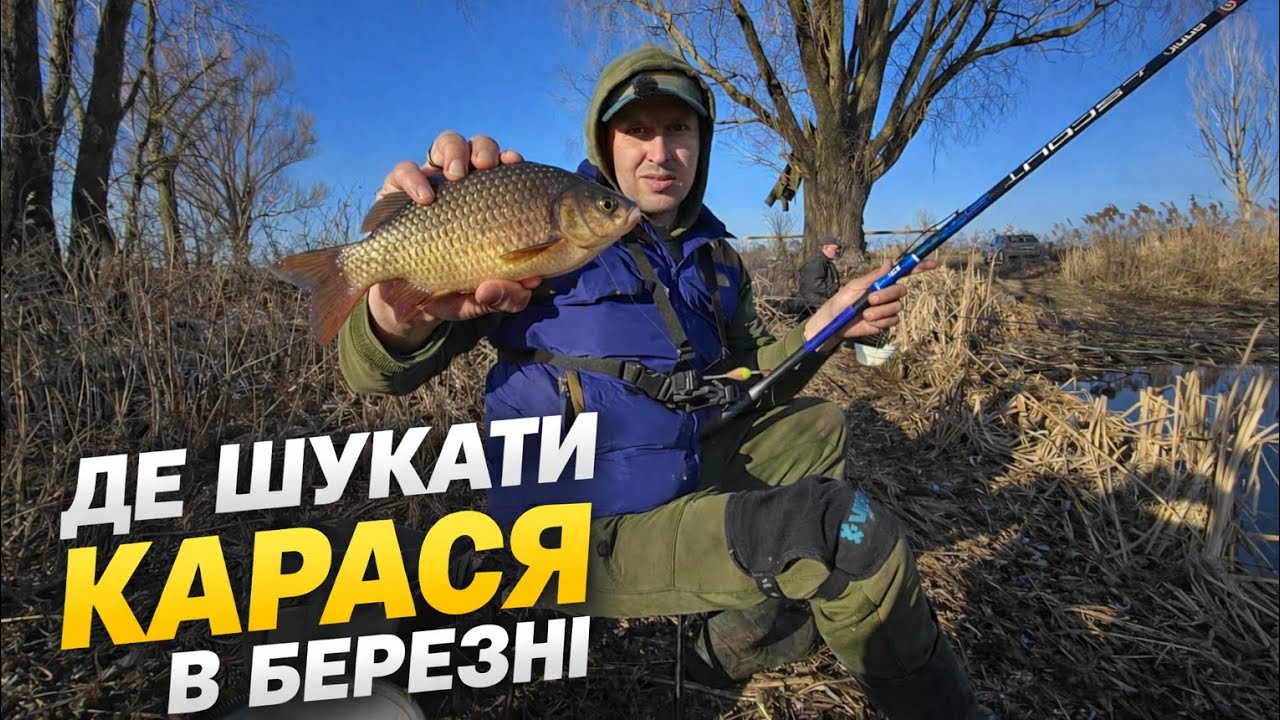 КАРАСЬ 🎣 В БЕРЕЗНІ НА ПОПЛАВОК🤫. ДЕ ШУКАТИ КАРАСЯ❓ КРИНИЧКА‼️СТОМЕТРОВКА‼️ ГАЗОВА ТРУБА