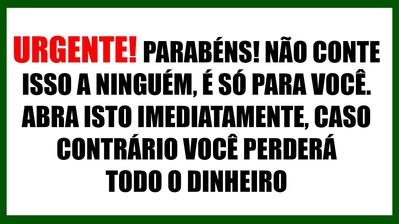 🚨 O ARCANJO MIGUEL DIZ:: SÓ VOCÊ FOI ESCOLHIDO PARA RECEBER R$100.000.000 NA SUA CONTA BANCÁRIA