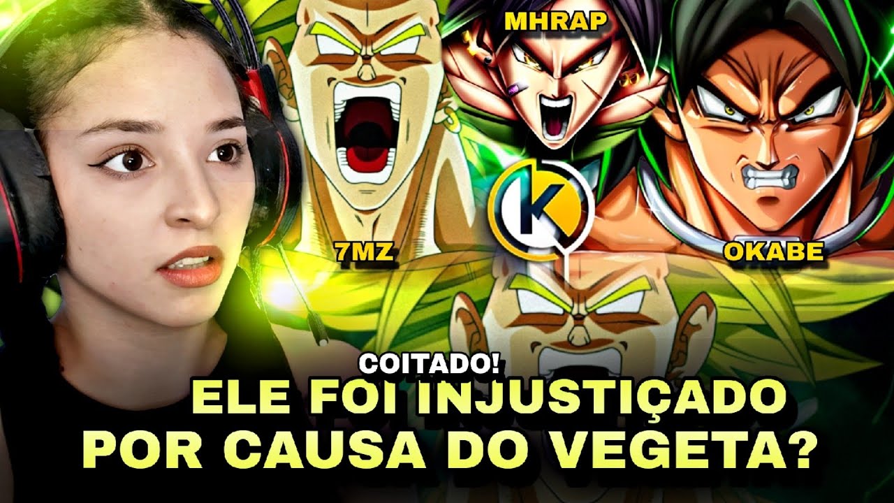 CONHECENDO o Broly (Dragon Ball) | REAGINDO ao 7 minutoz | Okabe e MHrap