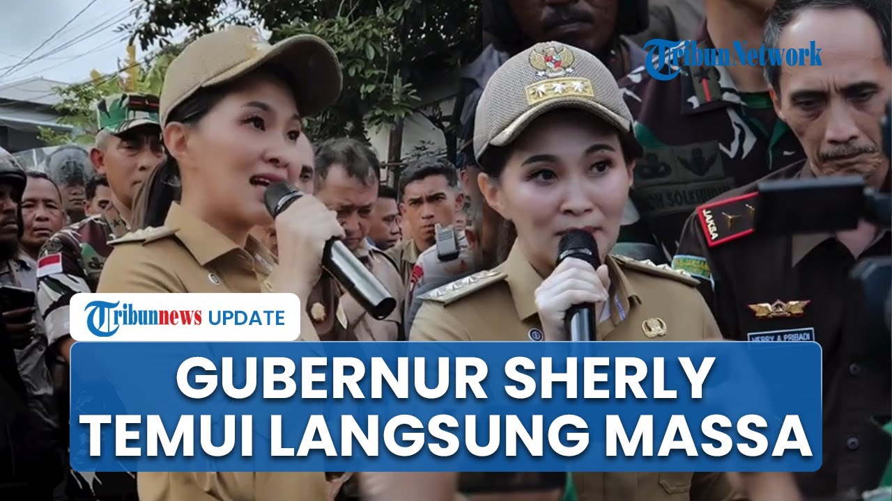 Gubernur Sherly Tjoanda Banjir Pujian seusai Temui Langsung Demonstran: Saya Dengar Seluruh Aspirasi