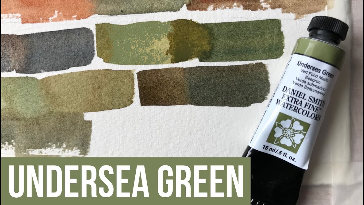Undersea Green - Daniel Smith Watercolor | The Paint Show 23