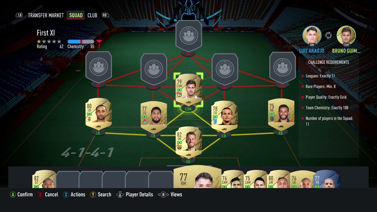 FIFA 22 | HYBRID LEAGUES SBC | FIRST XI (11) | CHEAPEST METHOD!! ( 1 LOYALTY)