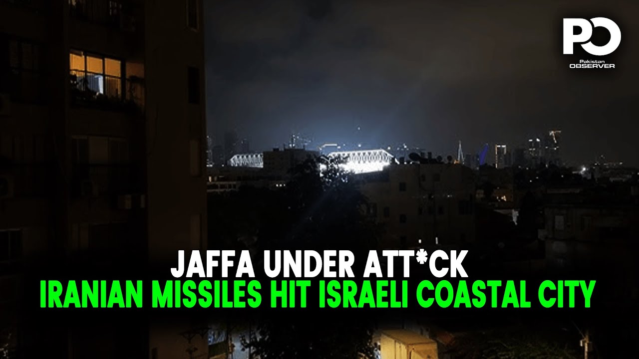 BREAKING: Iran Launches Miss*les on Jaffa, Israel | Pakistan Observer